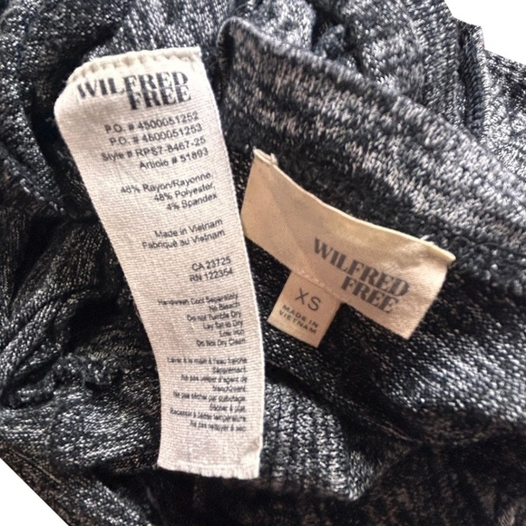 Artizia Wilfred Free Romper Playsuit Shorts Jumpsuit Rayon Blend Knit Grey Tweed - Picture 13 of 16